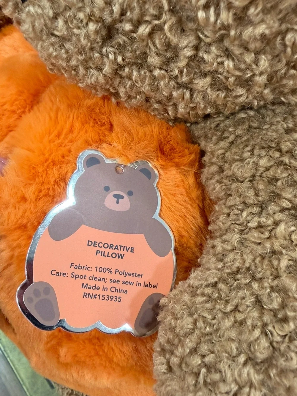 🦋Halloween Bear Pumpkin 🎃 Decorative Throw Pillow 27